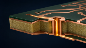 Double Sided Copper Clad PCB Board Structure