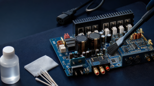 how to clean amplifier circuit board